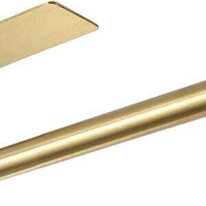 theaoo Gold Paper Towel Holder for Kitchen, Adhesive Under Cabinet Paper Towel R